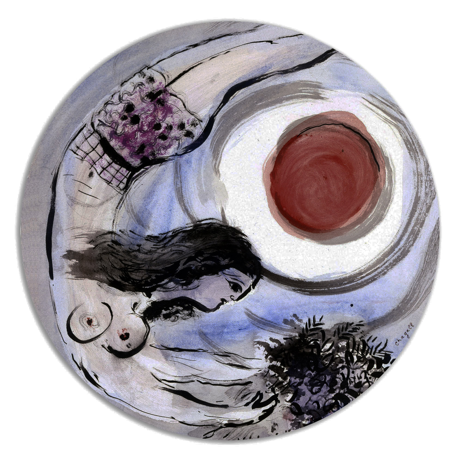 Chagall Ceramic Plate
